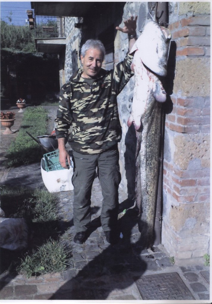 Pesca record per Valerio Caprasecca, 39 kg … e un dito rotto