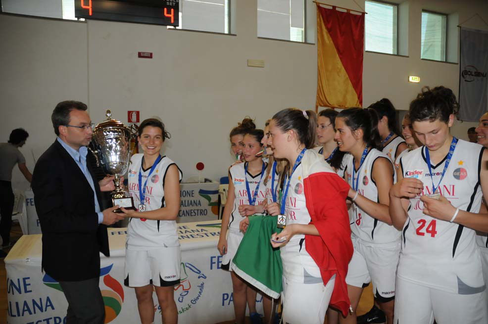 L’Armani Junior Geas Sesto San Giovanni è campione d’Italia nella categoria Under 17 Femminile
