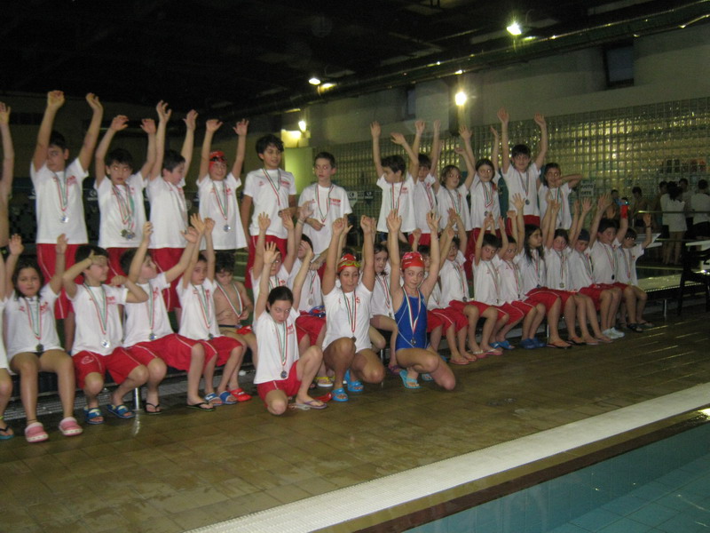 Uisp Orvieto : Festa del nuoto orvietana con 180 bambini impegnati alla 1° prova provinciale di propaganda Fin