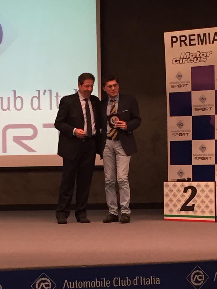 Due piloti orvietani alle Premiazioni dei Campionati di Automobilismo 2014 a Verona.
