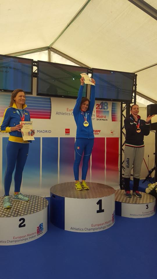 Valeria Pedetti sul tetto d’Europa. Oro ai Campionati Master indoor di Madrid