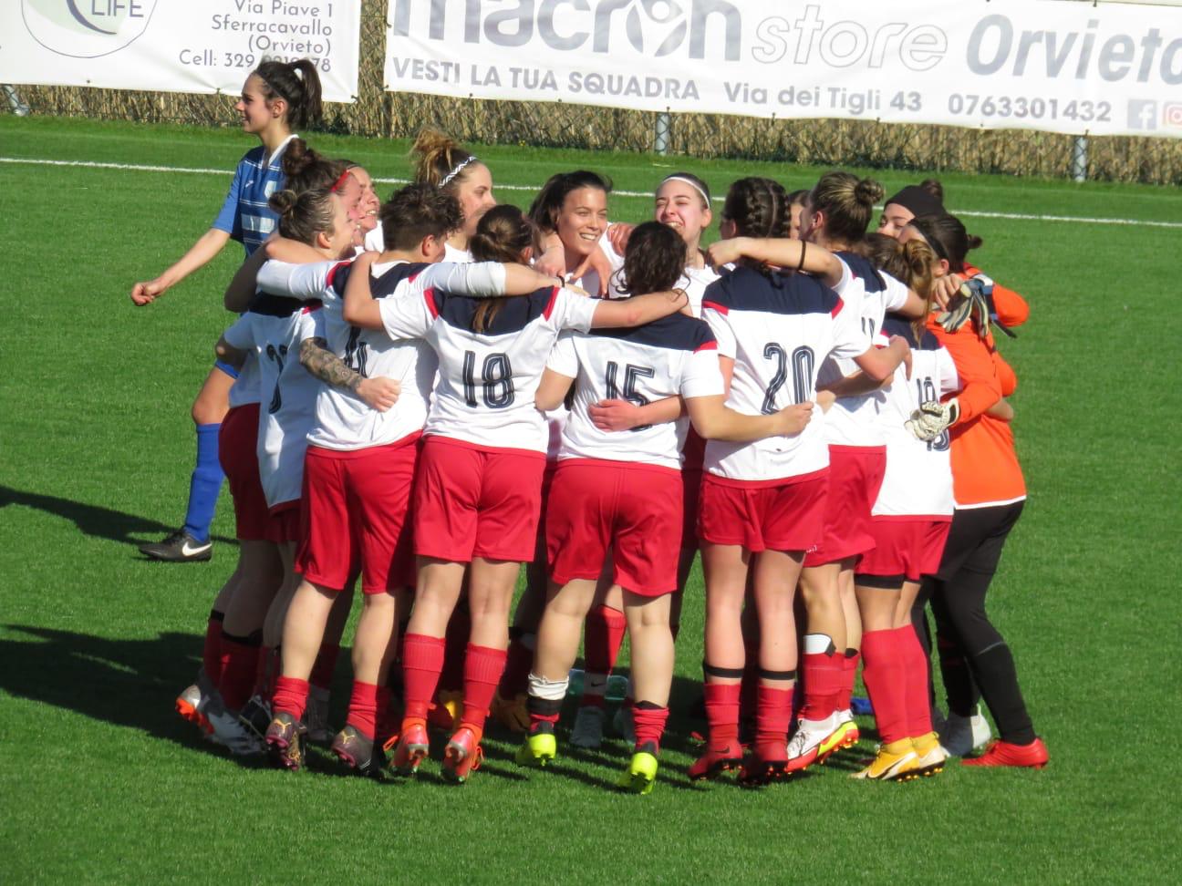 Le ragazze dell’Orvieto FC Campionesse regionali nel campionato di Eccellenza umbro