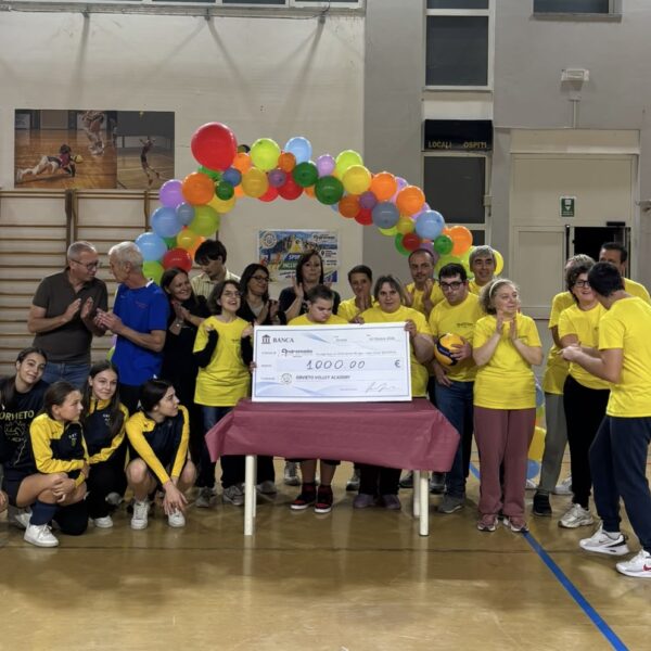 Andromeda e Orvieto Volley Academy, lo sport che unisce e include: raccolti mille euro nel segno della solidarietà
